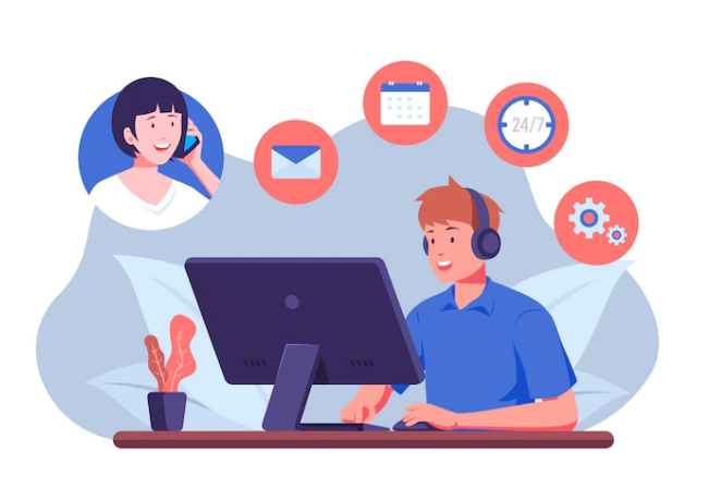 Contact illustration